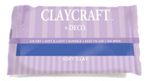 Синяя полимерная глина Днепр для лепки CLAYCRAFT by DECO
